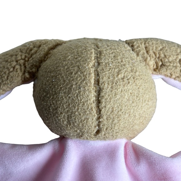 Happy Go Lovely Security Blanket “My 1st Easter” Rabbit Bunny Pink Plush Rattle - Picture 7 of 11